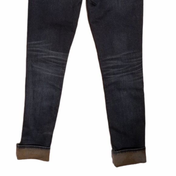 Wmn's VINCE Dark Blue Distressed Jeans (Size 25) - Picture 4 of 11